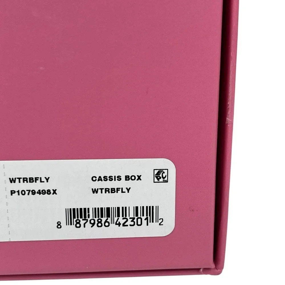 Patricia Nash Leather Cassis Id Credit Card Case Watercolor‎ Butterfly Gift Box
